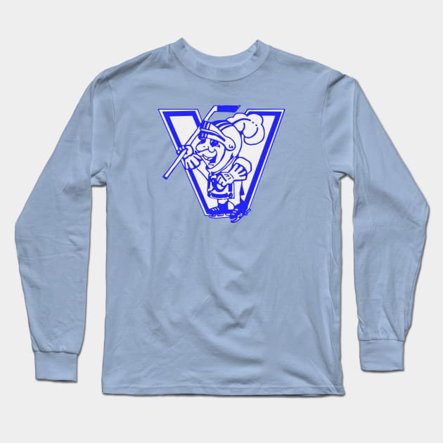 Defunct Virginia Lancers Hockey 1983 Long Sleeve T-Shirt by LocalZonly